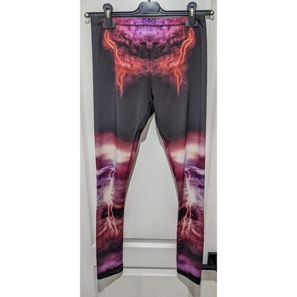 Mcq Alexander Mcqueen | Lightning Print Leggings - Picture 4 of 9